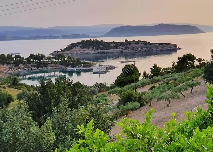 με υπέροχη θέα Kounoupi 아파트 *